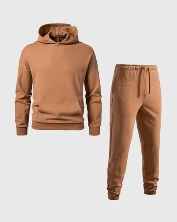 Set aus Kapuzenpullover und Jogginghose aus Frottee „Cloud Nine“