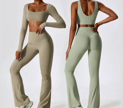 Flowy High-Waisted Palazzo Wide-Leg Pants | Ahaselected