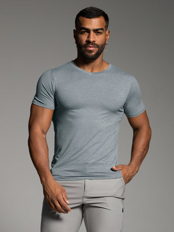 Softest Performance Stretch-T-Shirt mit V-Ausschnitt für Herren 