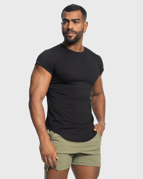 All Day Elite Cap Sleeve Muscle Fit Tee