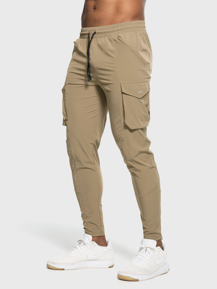 Quick Dry Gym Cargo Zip Tech Jogger