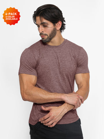 6er-Pack Softest Performance T-Shirts mit kurzen Ärmeln 