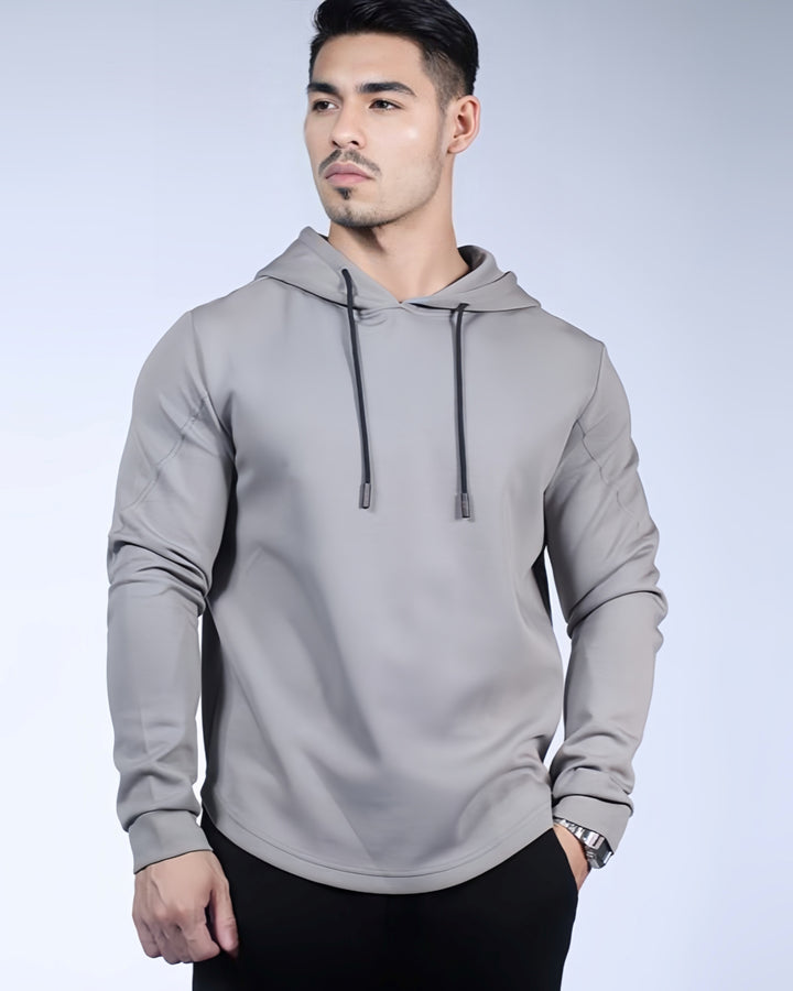 Kore Curve Saum Muscle Fit Hoodie Workout Heat Tech Gear 