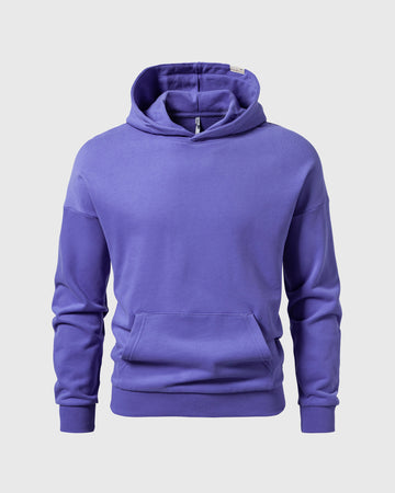 Basic-Kapuzenpullover Cloud Nine aus Frottee-Fleece