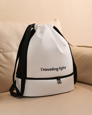 Light Traveler Sports Drawstring Bag Gym Friendly