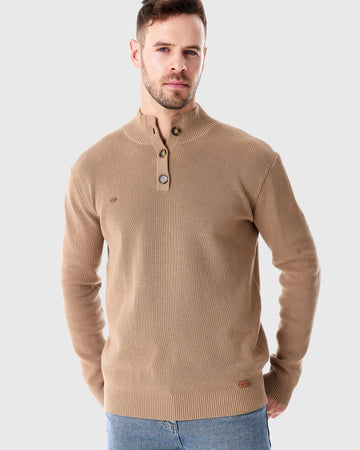 Premium Stehkragenpullover Neu 