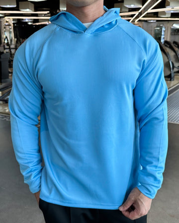 Essential Athletic Performance Hoodie With Raglan Sleeves