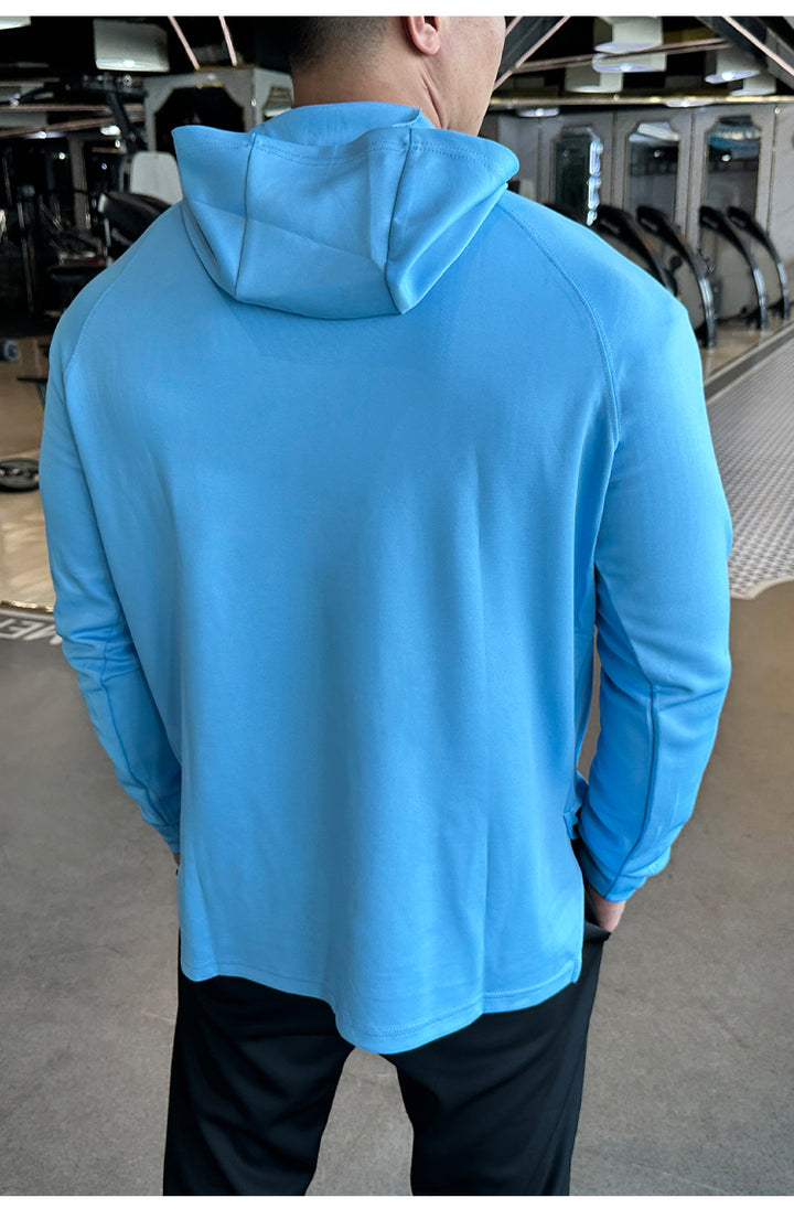 Essential Athletic Performance Hoodie With Raglan Sleeves