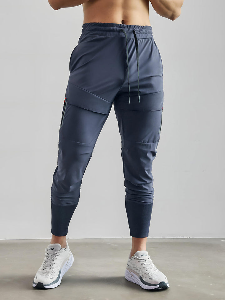 Stay Cool High Rib Cargo Jogger Sportliche Stretchhose