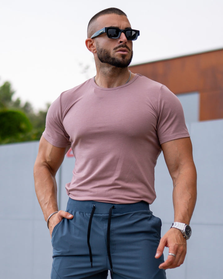 All Day Elite Curve-Hem Tee Short Sleeve Active Fit