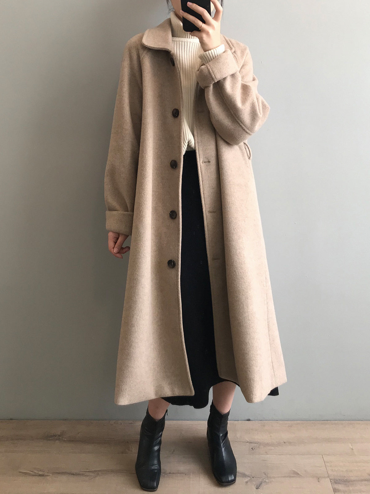 The Modernist Wool Overcoat