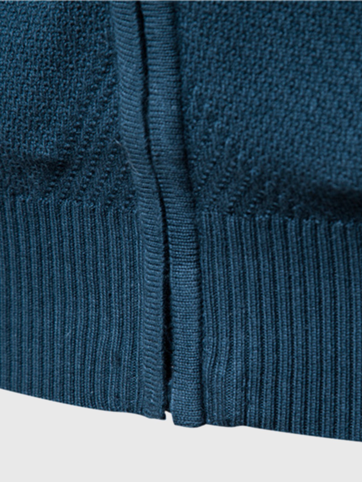 SeekMe Men's Full Zip Cardigan Sweaters Shawl Collar Jacquard