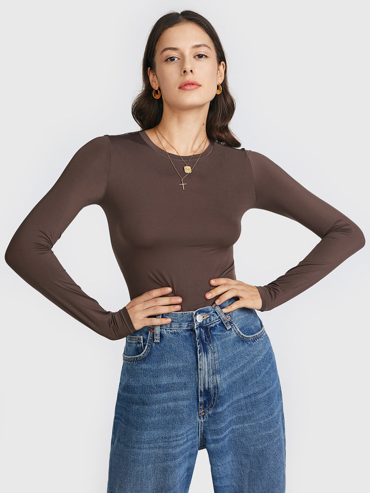 Women's Crew Neck Long Sleeve T-Shirt