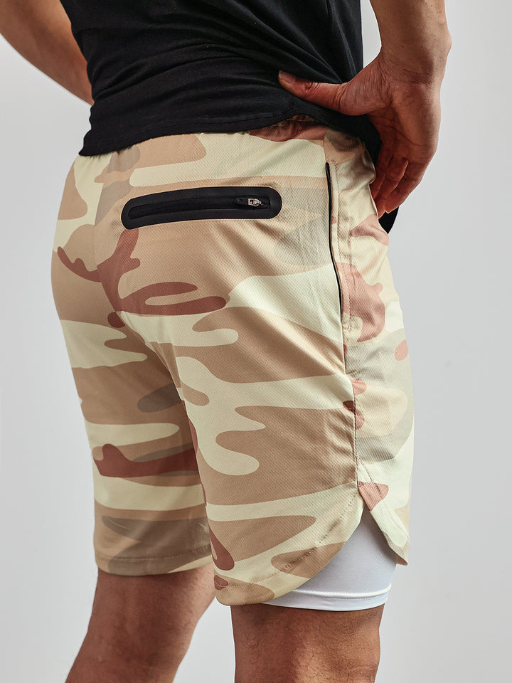 8" Kinetic Pocket gefütterte 2-in-1 Mesh-Shorts